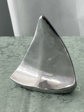 Hoselton Canada Modernist Sailboat Sculpture - Signed & Numbered Cast Aluminum